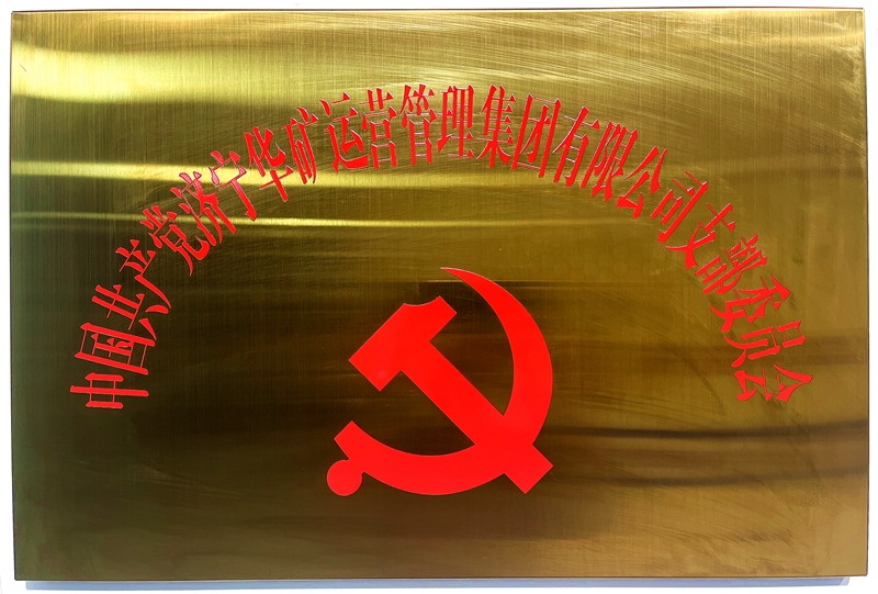 熱烈祝賀中共華礦集團(tuán)支部委員會正式掛牌！